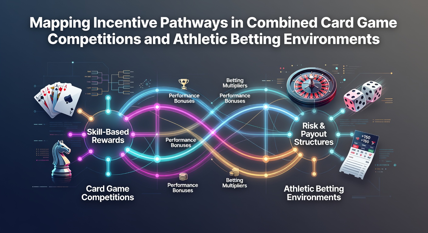 Diagram showing incentive flow from deposits through card game entries to sports betting promotions in integrated platforms