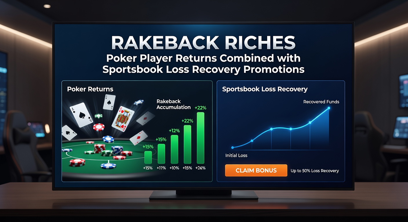 Graph illustrating growth in combined rakeback and sportsbook rebate earnings over a six-month period for active players